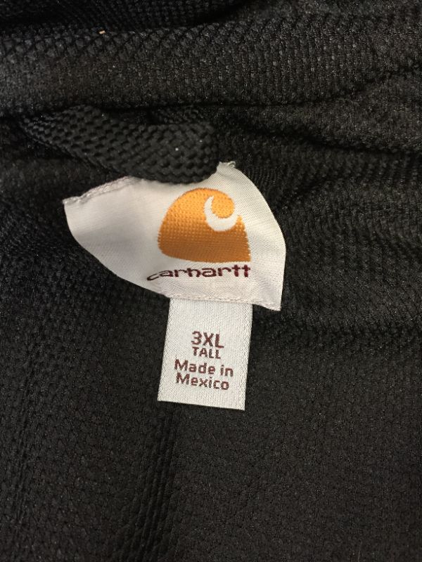 Photo 4 of CARHARTT MENS FULL ZIP SWEATSHIRT WITH HOOD SIZE 3XL TALL 