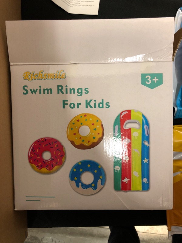 Photo 2 of 3 pack of inflatable swim rings for kids