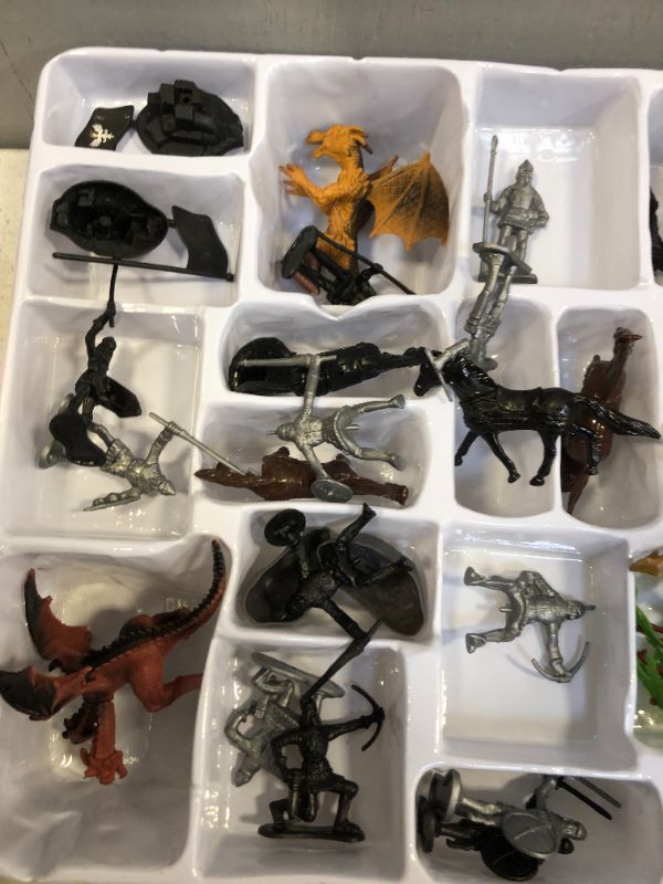 Photo 1 of unanscre Dragon Knight Advent Calendar 2021 for Kids, Christmas 24 Days Countdown Calendar with Medieval Knight Action Figure Horse and 4 Dragon Toys, Xmas Party Favors Gifts for Boys/Girls Age 3+
