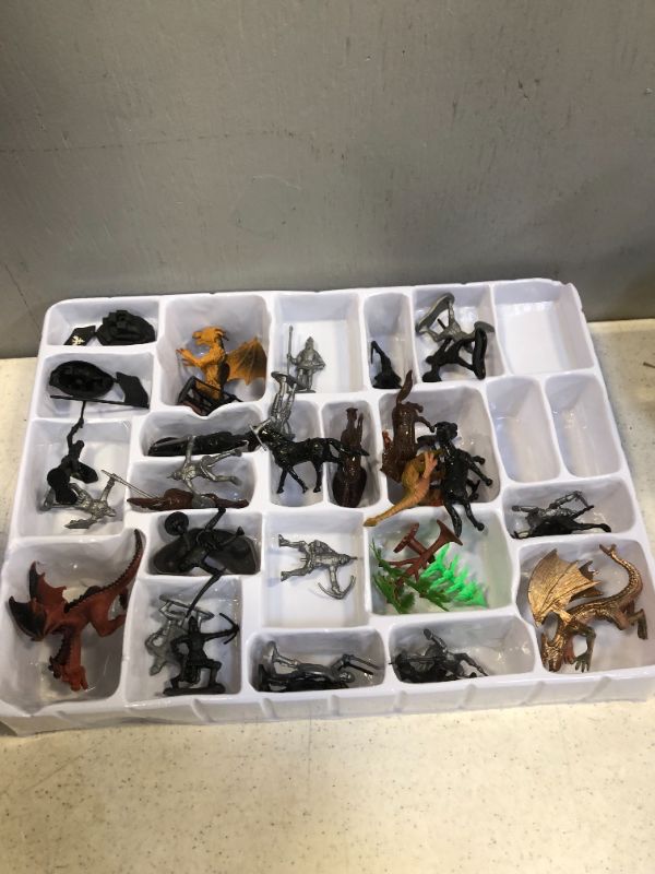 Photo 1 of unanscre Dragon Knight Advent Calendar 2021 for Kids, Christmas 24 Days Countdown Calendar with Medieval Knight Action Figure Horse and 4 Dragon Toys, Xmas Party Favors Gifts for Boys/Girls Age 3+
