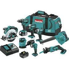 Photo 1 of Makita 18V LXT Li-Ion 8-Tool Combo Kit (3 Ah) XT801X1 New
