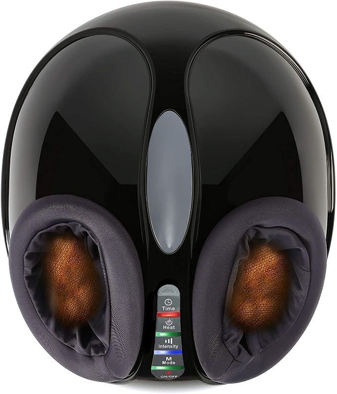 Photo 1 of IDODO Foot Massager with Heat, Shiatsu and Deep Kneading Electric Foot Massage Machine with Air Compression, Relieve Feet Pain from Plantar Fasciitis, Improve Sleep.
