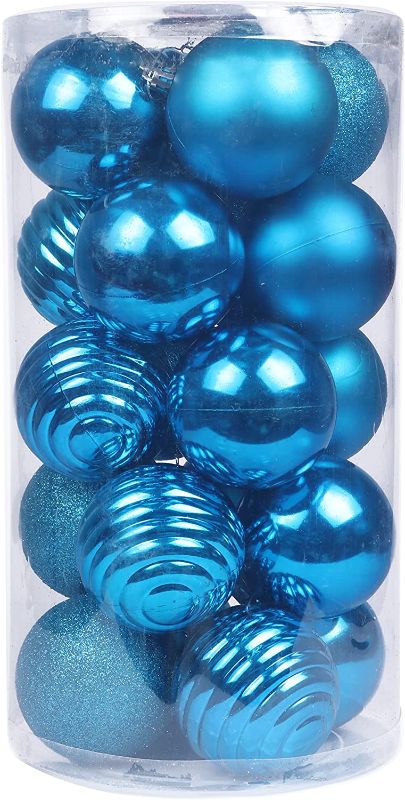 Photo 1 of YYCRAFT 20ct Christmas Ball Ornaments 8CM for Xmas Tree Christmas Decorations Shatterproof Hooks Included