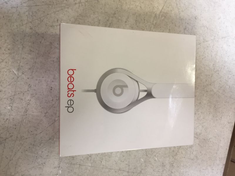 Photo 2 of Beats EP Wired On-Ear Headphones - Battery Free for Unlimited Listening, Built in Mic and Controls - White
FACTORY SEALED
