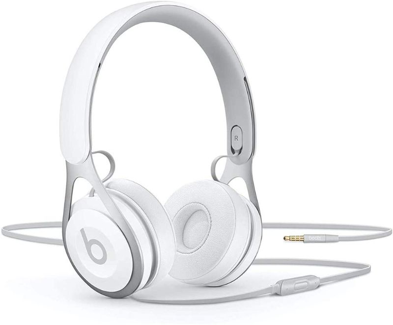 Photo 1 of Beats EP Wired On-Ear Headphones - Battery Free for Unlimited Listening, Built in Mic and Controls - White
FACTORY SEALED
