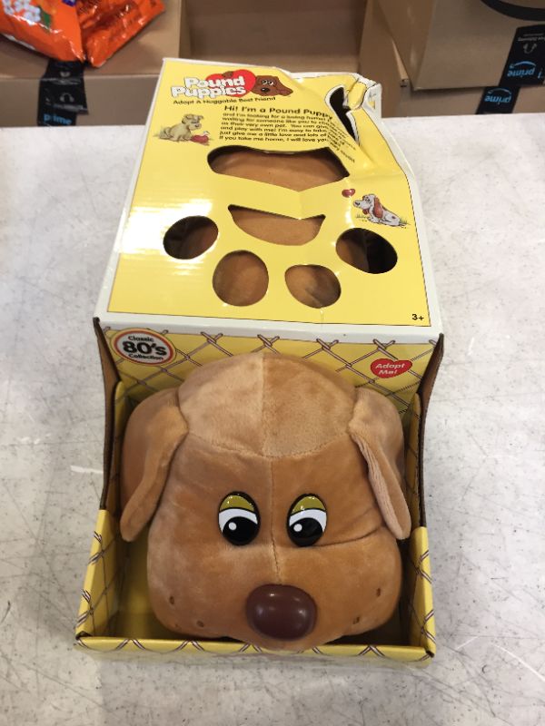 Photo 2 of Basic Fun Pound Puppies Classic Stuffed Animal Plush Toy - Great Gift for Girls & Boys - 17" - Beige
