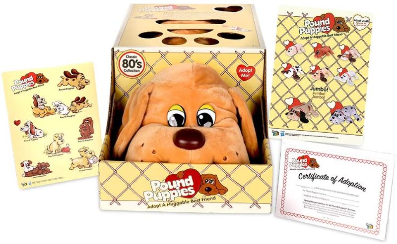 Photo 1 of Basic Fun Pound Puppies Classic Stuffed Animal Plush Toy - Great Gift for Girls & Boys - 17" - Beige
