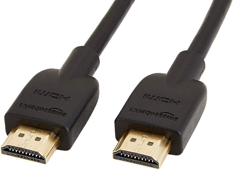 Photo 1 of Amazon Basics High-Speed HDMI Cable (18 Gbps, 4K/60Hz) - 6 Feet, Black
