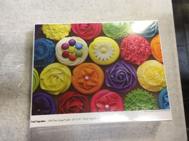 Photo 2 of Cool Cupcakes 1000 Piece Jigsaw Puzzle by Colorcraft
