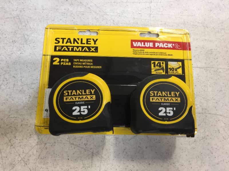 Photo 2 of 25 ft. FATMAX Tape Measure (2-Pack)
