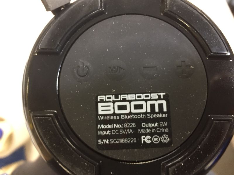 Photo 3 of Aquaboost Boom V2 Outdoor Waterproof Speaker----ITEM IS DIRTY---