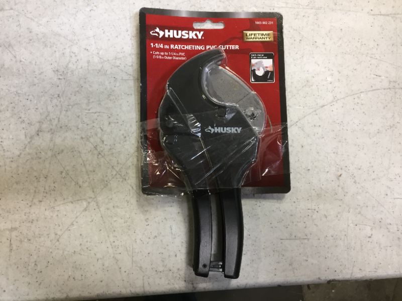 Photo 1 of Husky 1-1/4 in. Ratcheting PVC Cutter