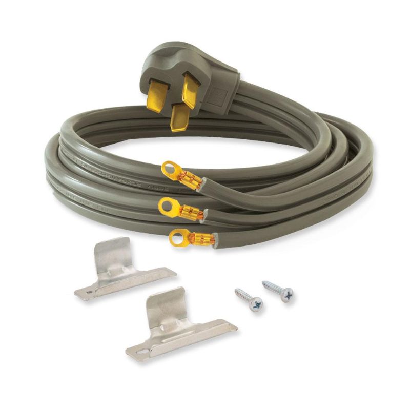 Photo 1 of Everbilt 4 ft. 3-Prong 40 Amp Range Cord---ITEM IS DIRTY---MISSING HARDWARE---