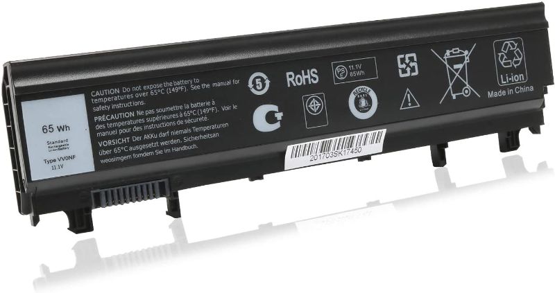 Photo 2 of LQM New VV0NF Laptop Battery for Dell Latitude E5540 E5440 0M7T5F F49WX NVWGM 0K8HC 1N9C0 7W6K0 CXF66 WGCW6 [11.1V 65Wh]
