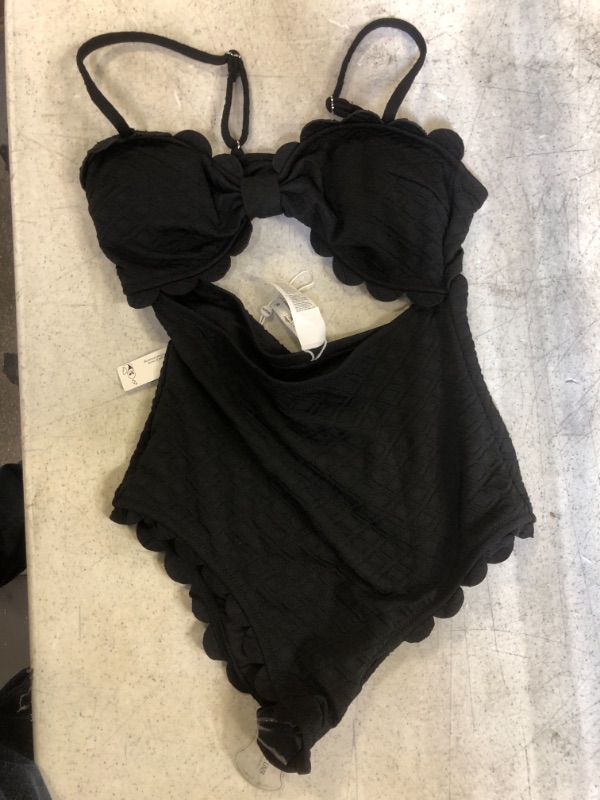 Photo 1 of Generic Black One Piece Swimsuit. Medium