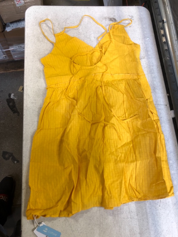 Photo 1 of Generic Yellow Spaghetti Strap Sundress. Medium