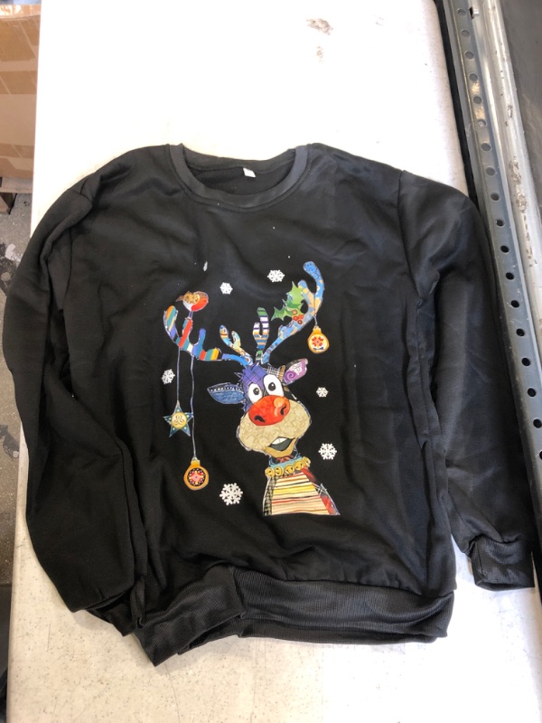 Photo 1 of Generic Black Christmas Sweater. XL