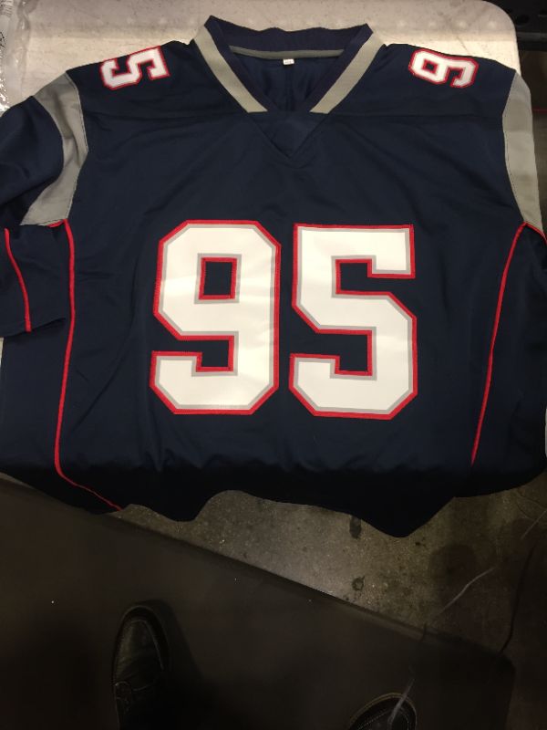 Photo 2 of Youth Nick Thurman New England Patriots No.95 Limited Team Color Vapor Untouchable Jersey - Navy
SIZE M
NOT AUTHENTIC 