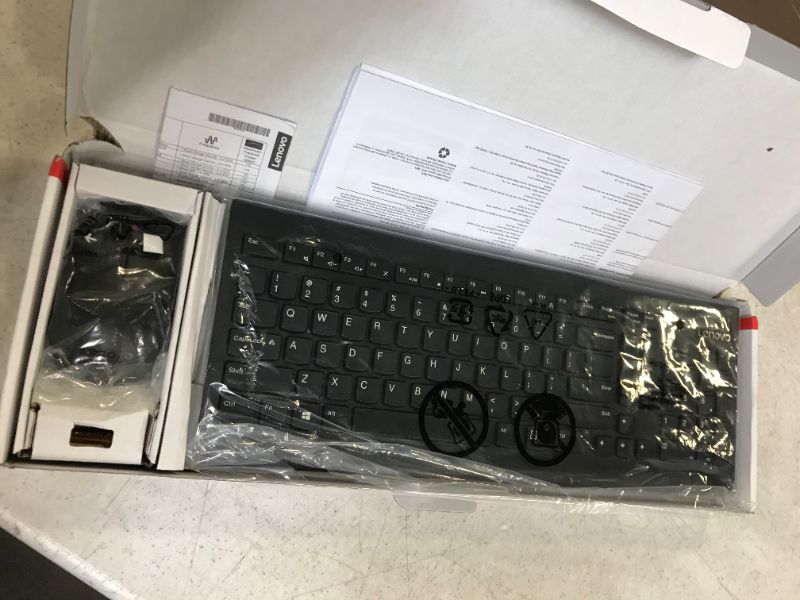 Photo 2 of Lenovo 510 Wireless Keyboard & Mouse Combo, 2.4 GHz Nano USB Receiver, Full Size, Island Key Design, Left or Right Hand, 1200 DPI Optical Mouse, GX30N81775, Black
