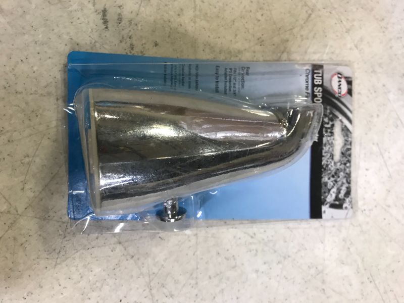Photo 1 of Danco, Inc. 5 in. Chrome Tub Spout with Diverter Chrome
