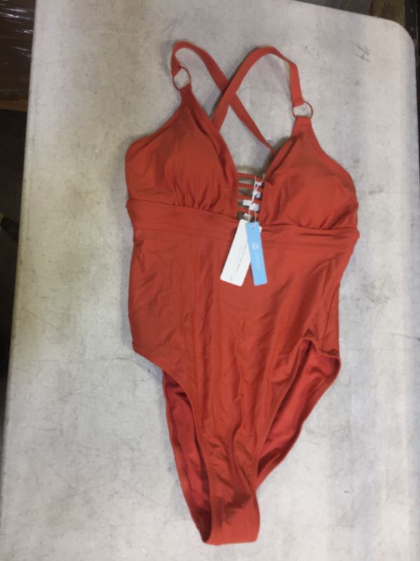 Photo 2 of Allison O-Ring Hollow Out One Piece Swimsuit