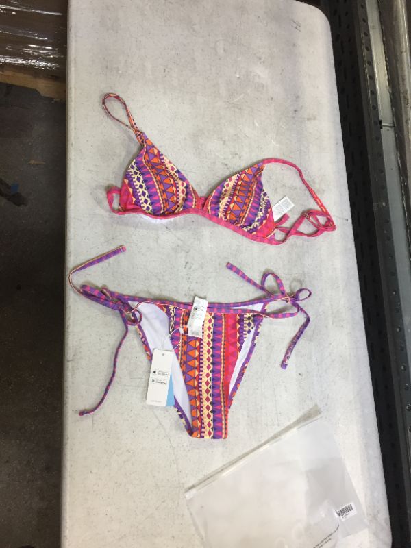 Photo 2 of Boho Print Triangle Bikini S