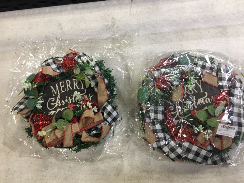 Photo 1 of 10 inches christmas wreath 2 pack 