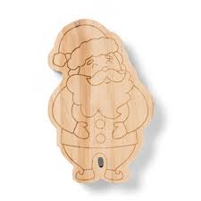 Photo 1 of Freestanding Wood Santa - Mondo Llama™ 4 pack 
