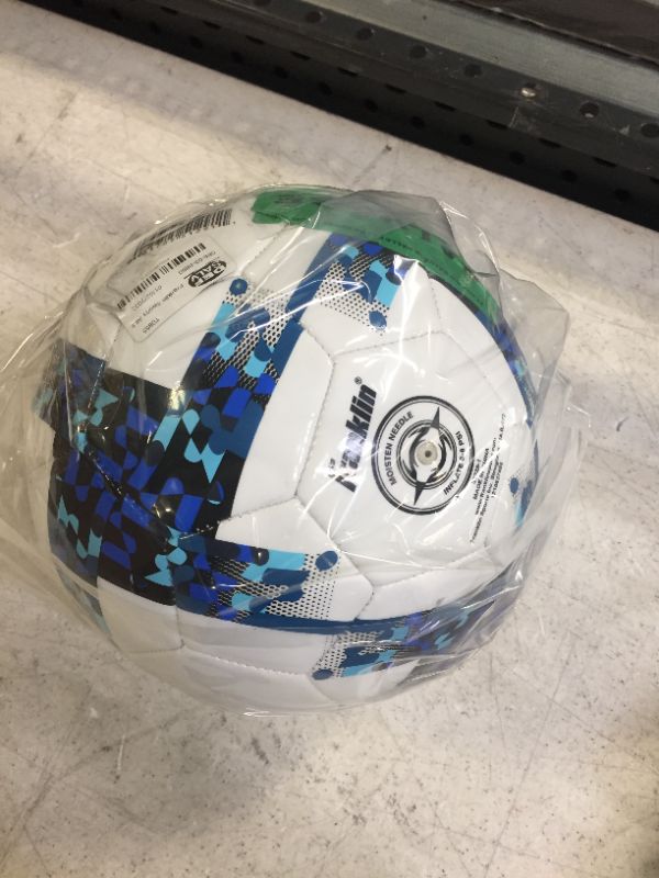 Photo 2 of Franklin Sports All Weather Size 5 Soccer Ball - Blue
