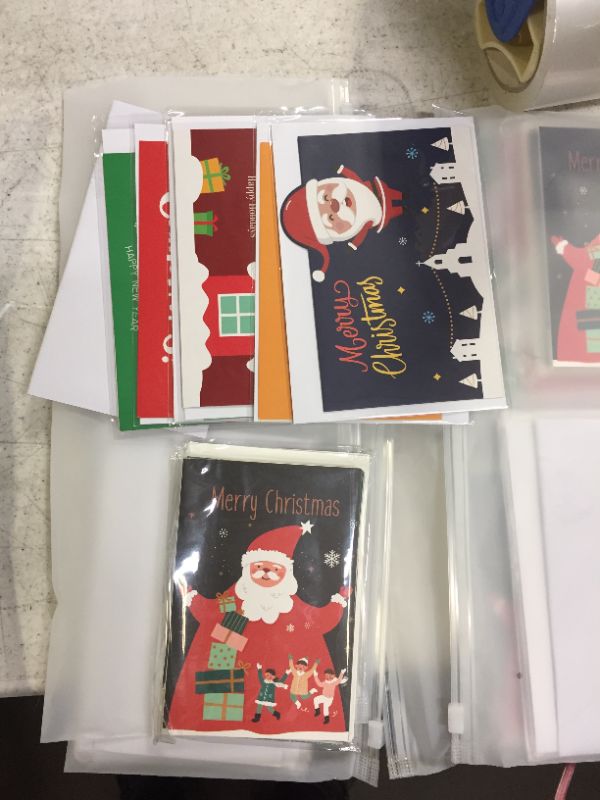 Photo 1 of Sazfli Christmas Cards Set - 14 Pack, Merry Christmas Greetings Cards, Xmas Gifts Cards with Envelopes, Size 4 x 5.5 Inch and 3.4 x 5 Inches
