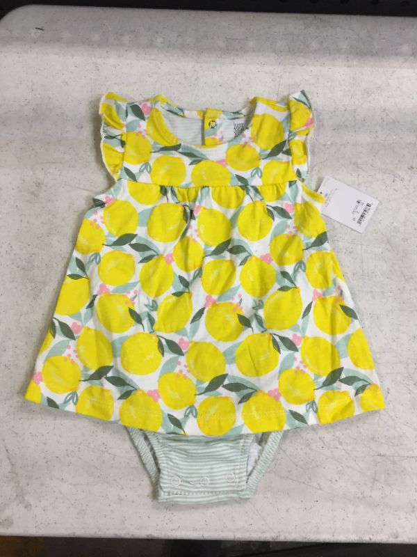 Photo 2 of Baby Girls' Lemon Romper - Just One You® made by carter's Yellow SIZE 18M 
