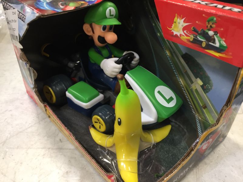 Photo 3 of Nintendo 2.5in Spin Out Mario Kart - Luigi