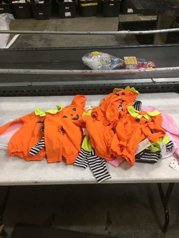 Photo 1 of bag lot baby halloween outfits various sizes 