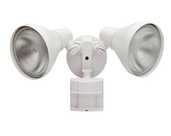 Photo 1 of 180 Degree White Motion-Sensing Outdoor Security-Light
