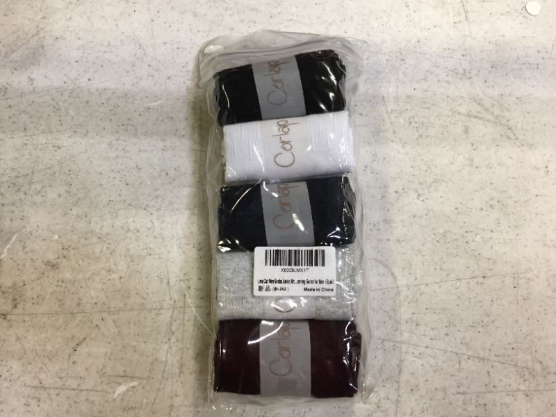 Photo 1 of corlap men's low cut ankle socks 5 pairs 2 pack 