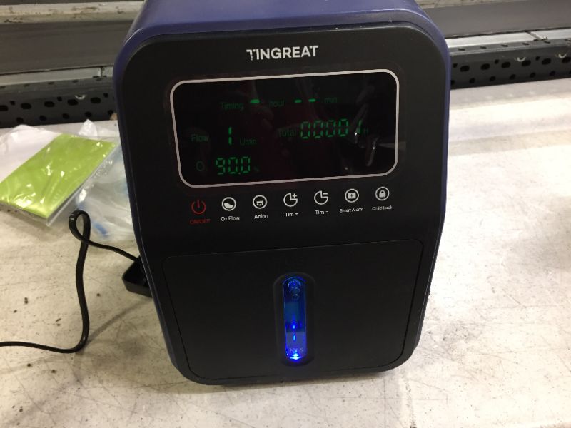 Photo 4 of tingreat full intelligent home oxygen concentrator blue 