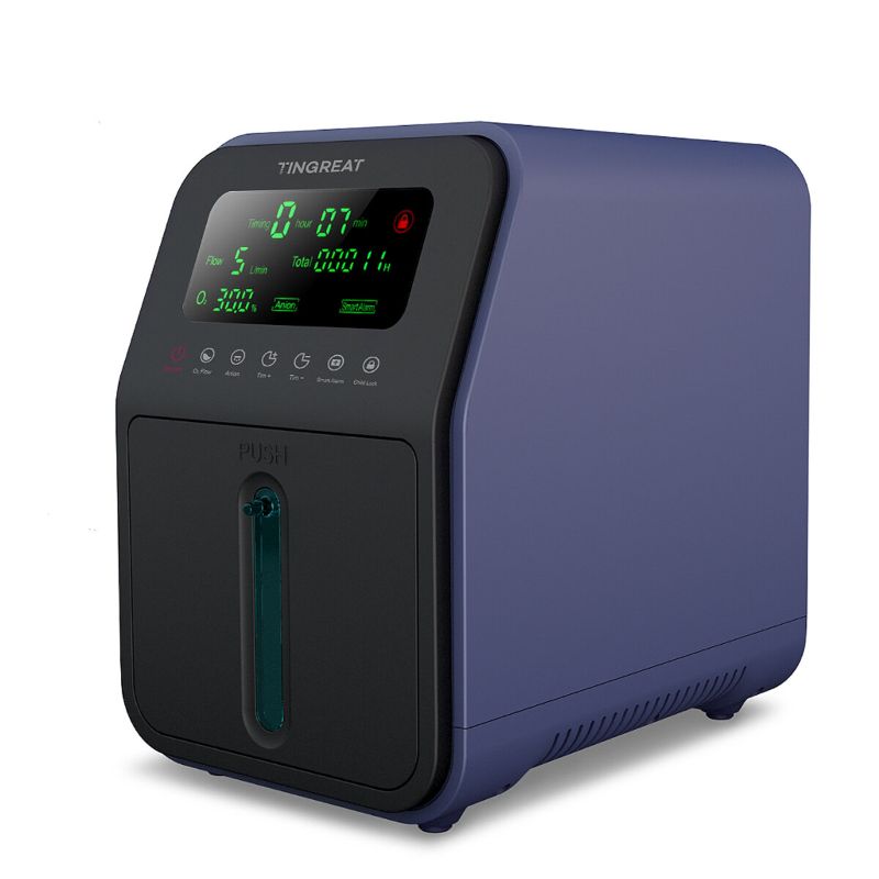 Photo 1 of tingreat full intelligent home oxygen concentrator blue 