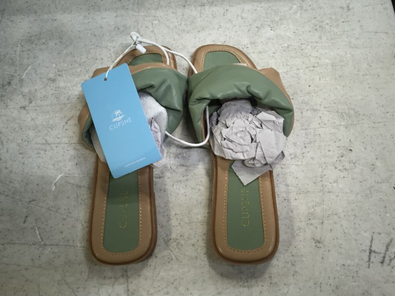 Photo 1 of cupshe womens green sandals 