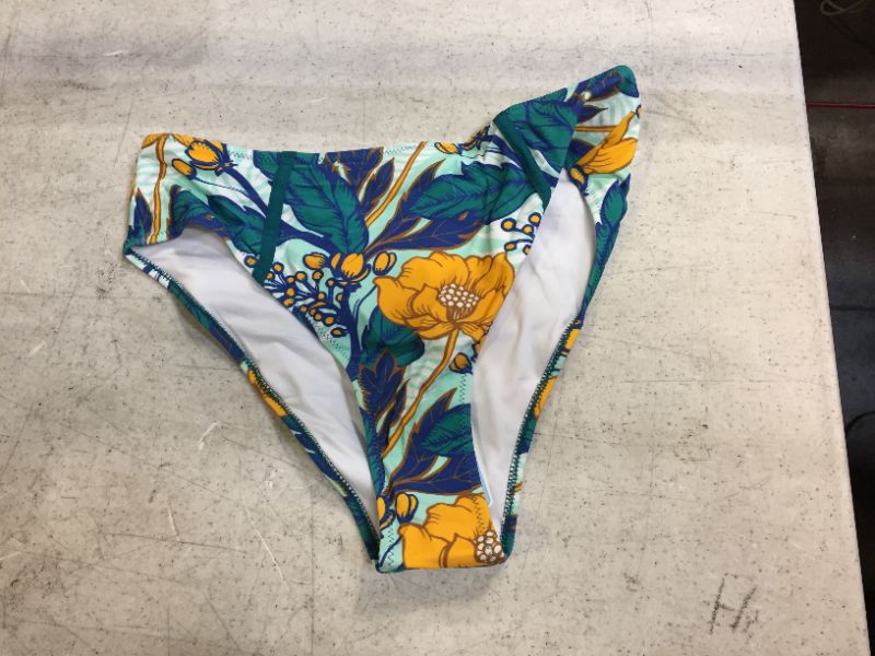 Photo 2 of Floral And Leafy Print Bikini Bottom
