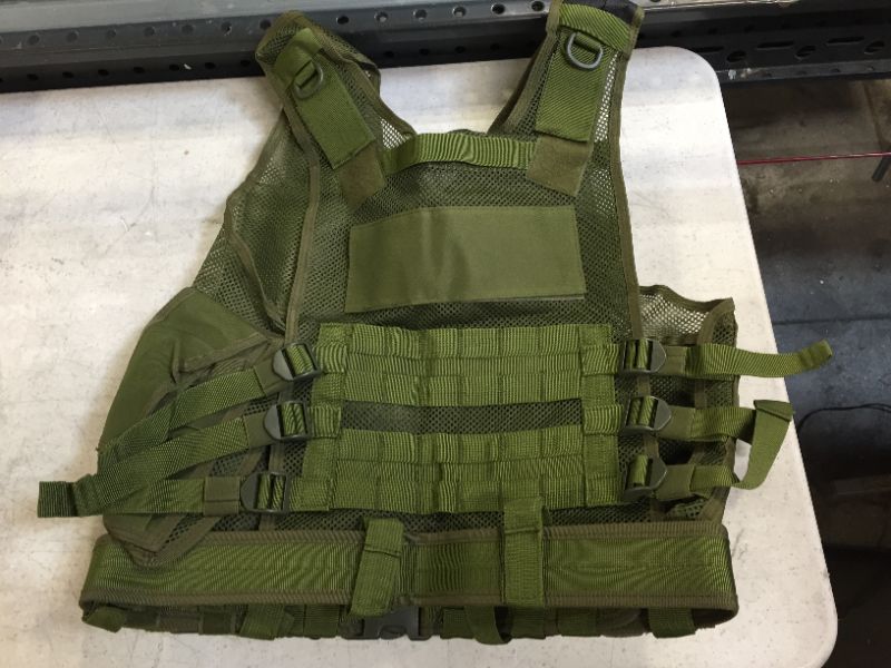 Photo 1 of generic green tactical vest 