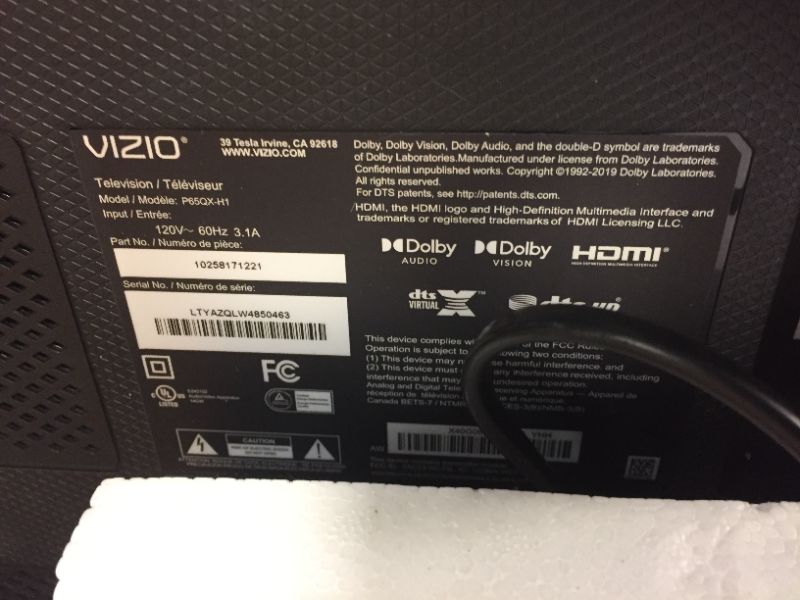 Photo 4 of VIZIO 65 Inch 4K Smart TV, P-Series Quantum X 4K HDR Smart TV (P65QX-H1)