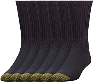 Photo 1 of Gold Toe Men's 656s Cotton Crew Athletic Socks 6 Pairs 