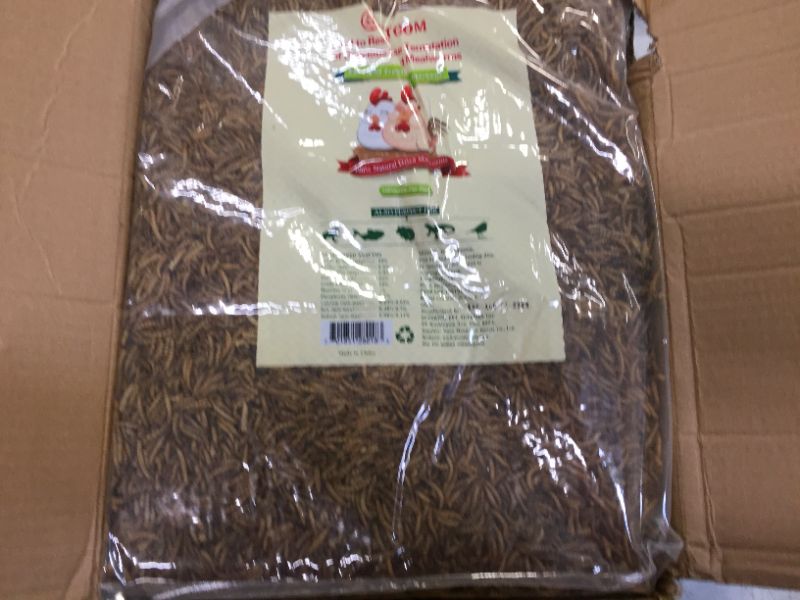 Photo 1 of 1 LB Pet Supply Dried Mealworms Non-GMO Dried Mealworms for Wild Birds, Chickens

