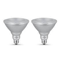 Photo 1 of 150-Watt Equivalent PAR38 Dimmable Flood LED Light Bulb Daylight (2-Pack)
