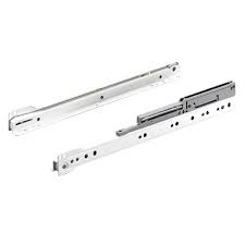 Photo 1 of 22 in. Bottom Mount Drawer Slide with Soft Close Set 1-Pair (2 Pieces)
