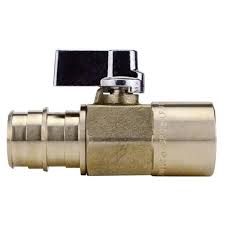 Photo 1 of 3/4 in. Brass PEX-A Barb x 3/4 in. Solder Ball Valve 2 Pack 
