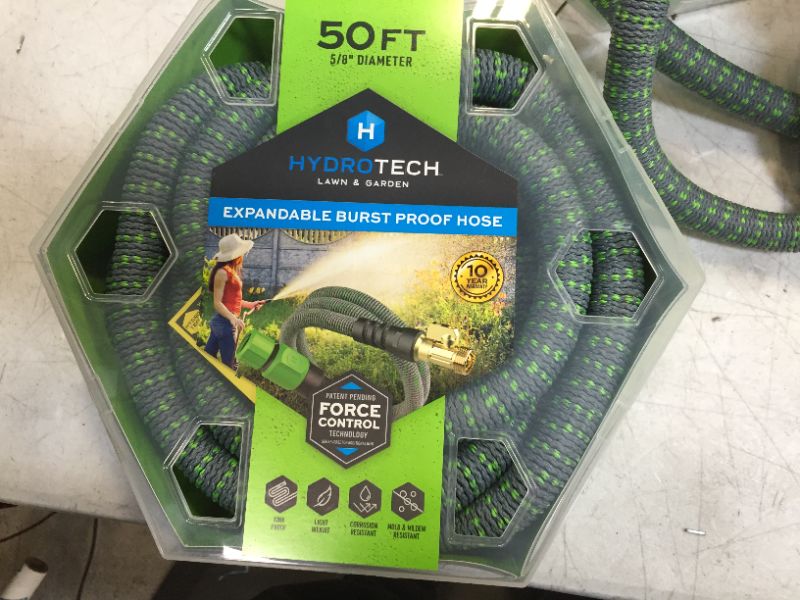 Photo 2 of 5/8 in. Dia. x 50 ft. Burst Proof Expandable Garden Water Hose