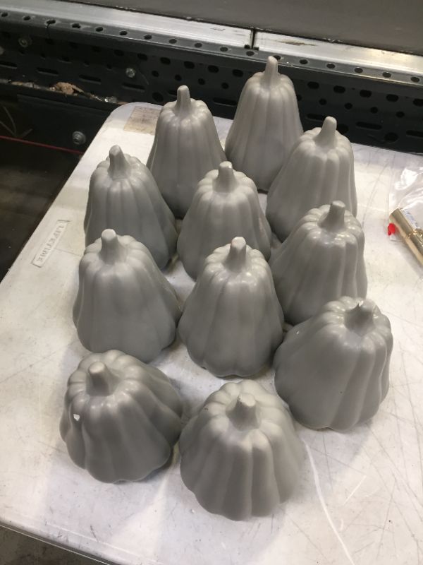 Photo 1 of 11 PACK CERAMIC PUMPKIN DECORATION 