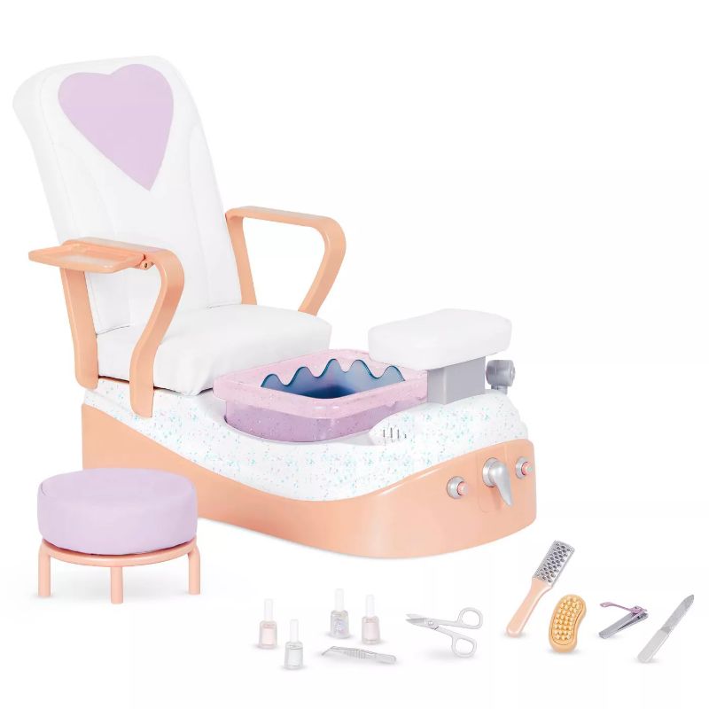 Photo 1 of Our Generation Yay, Spa Day! Salon Chair Accessory Set for 18" Dolls
