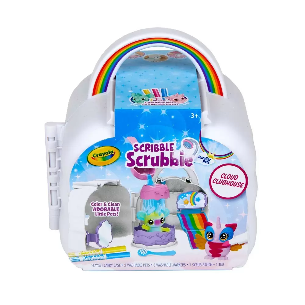 Photo 1 of Crayola Scribble Scrubbie Peculiar Pets Character Design Art Set, Multicolor
